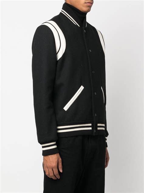 yves saint laurent biker jacket|ysl teddy jackets for men.